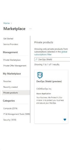 DevOps Shield Marketplace Overview